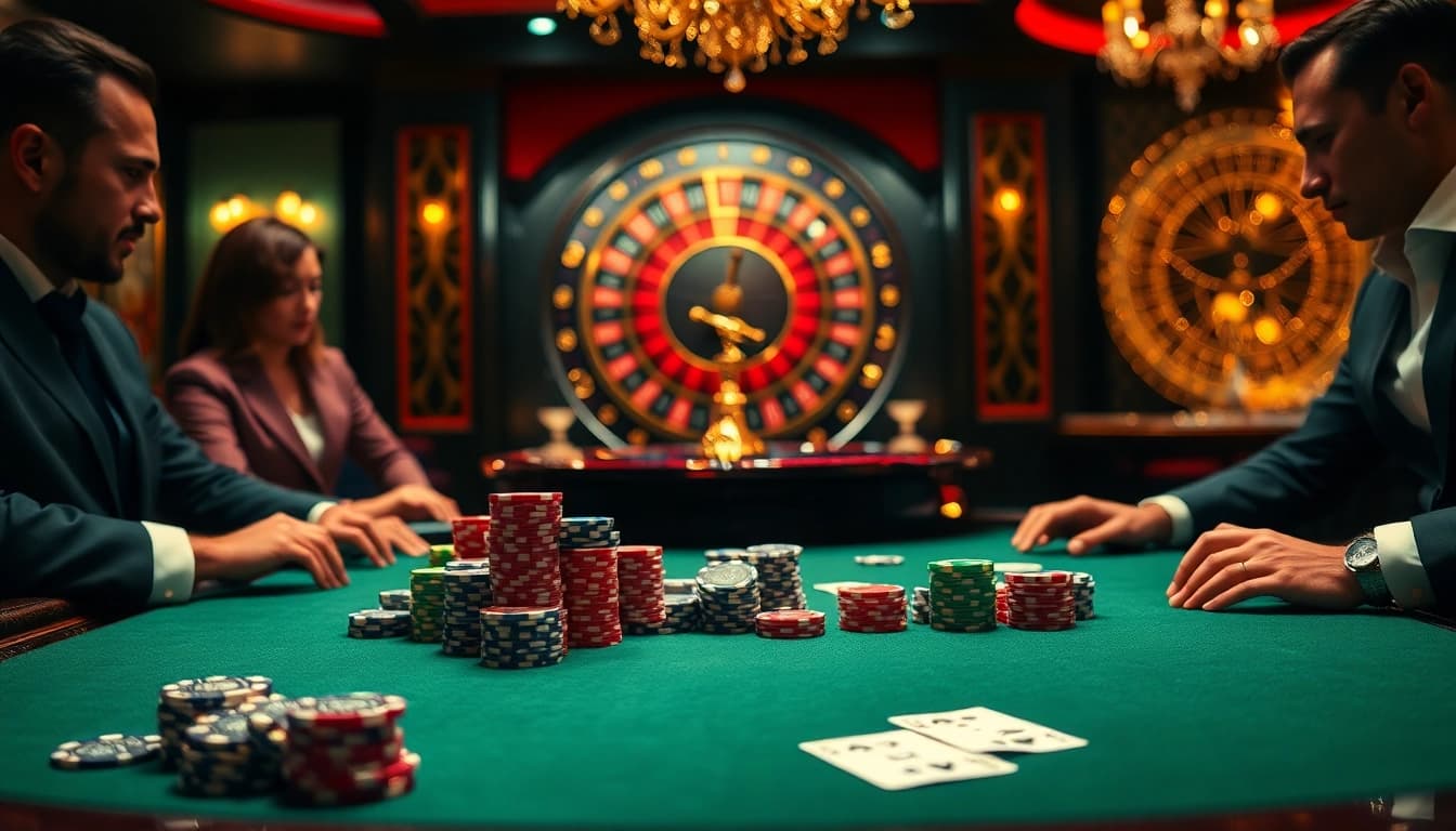 Experience the thrill of premium poker gaming at RR88 with high-stakes tables, vibrant chips, and expert players.