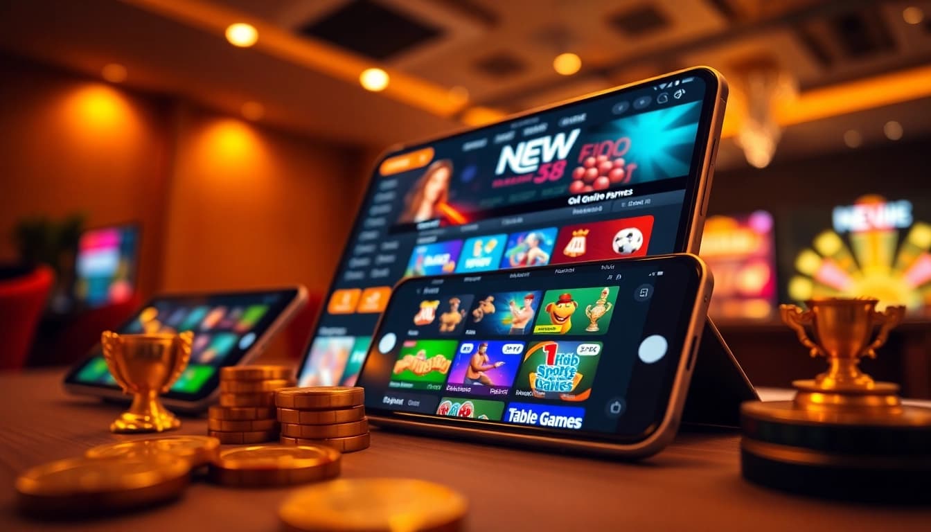 Explore New88's dynamic online betting interface with engaging gaming options.