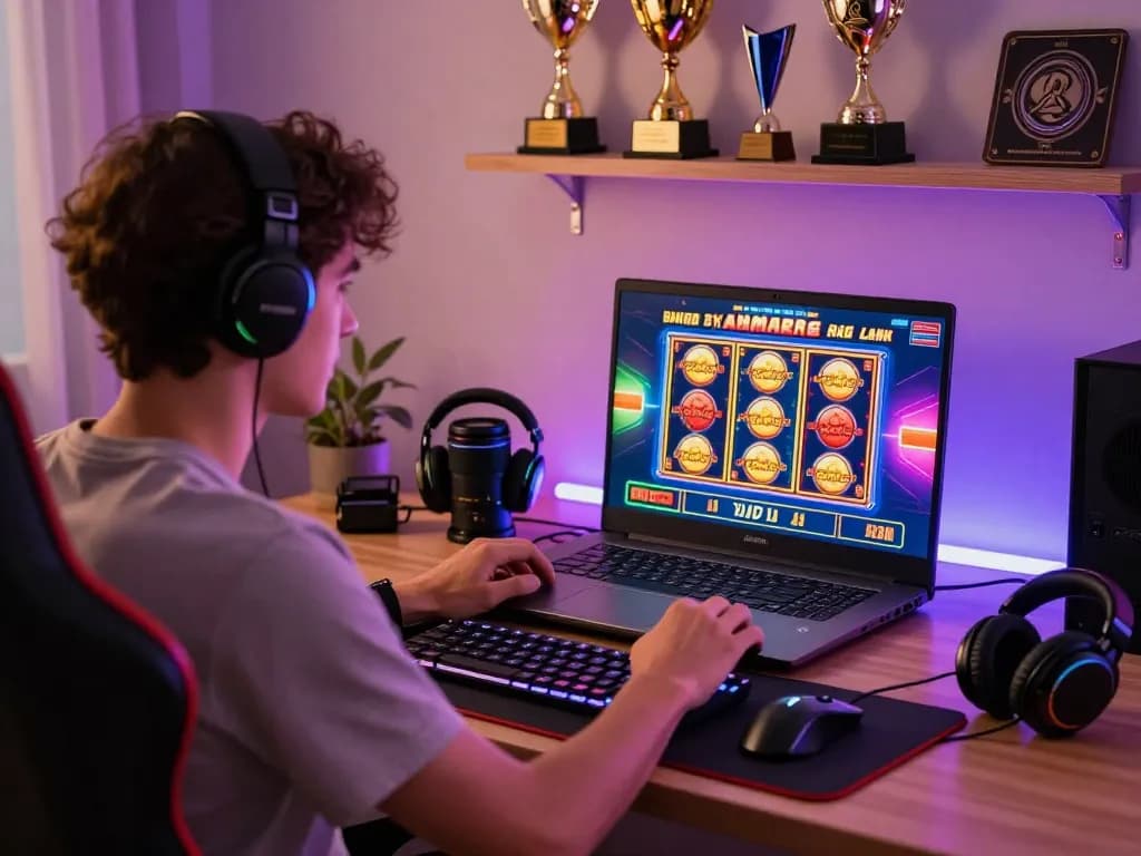 Exciting gaming atmosphere featuring 88aa user engaged with an online casino game.