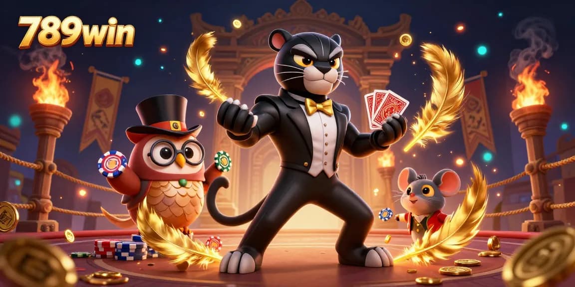 Join 789win for an exciting game with stylish characters dealing cards and holding chips