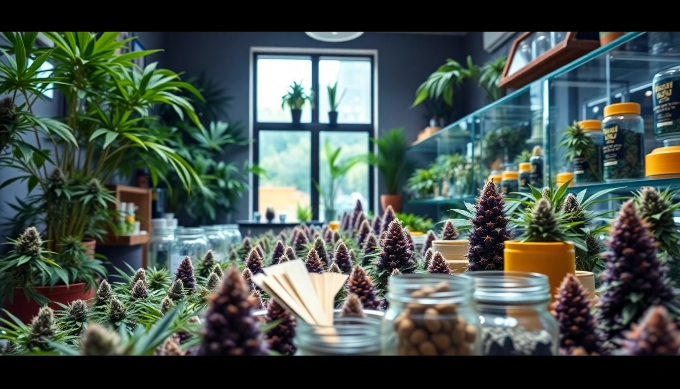 Découvrez Weedmaps Madrid avec des promotions et des variétés de cannabis dans un dispensaire moderne.