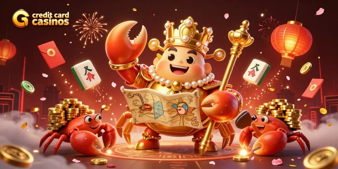 Experience thrilling credit card casinos with a rich, colorful 3D illustration showcasing vibrant casino elements.