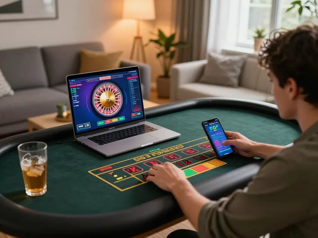 Player engaging with Net88 live dealer game while strategically placing bets