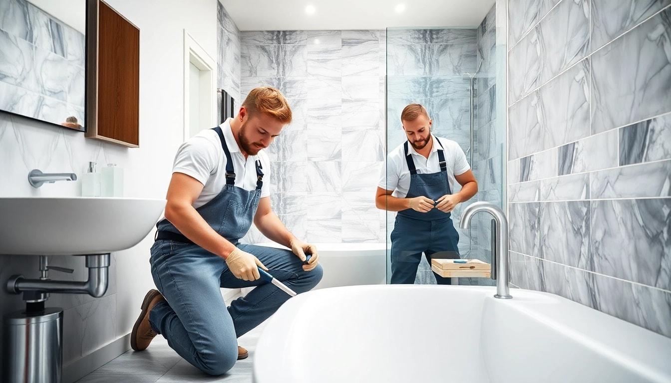Skilled manchester bathroom fitters showcasing quality renovations with modern design elements.