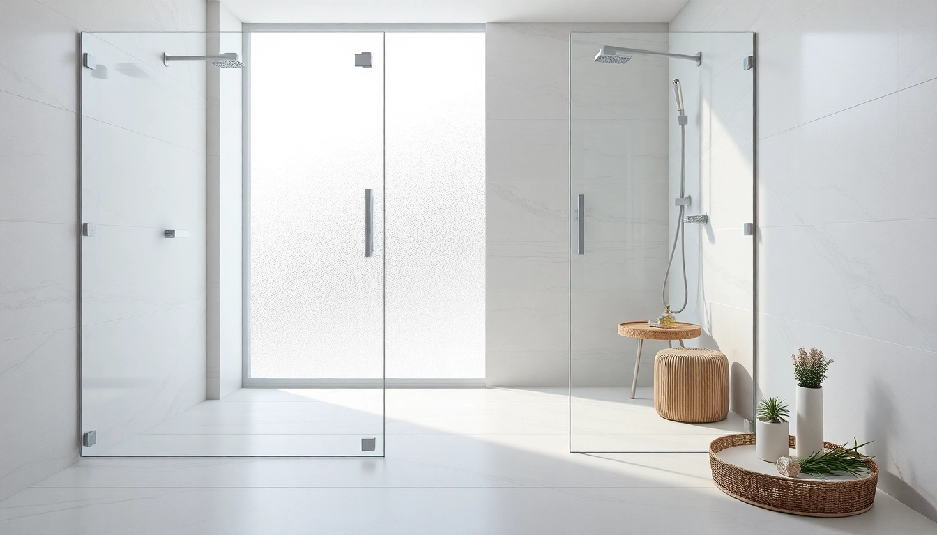 Revitalize your bathroom with a stylish wet room shower featuring elegant glass panels.