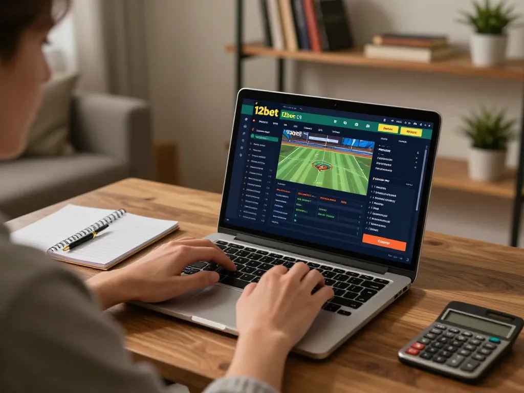 Người chơi đang phân tích các chiến lược cá cược trên nền tảng 12bet từ một không gian ấm cúng tại nhà.