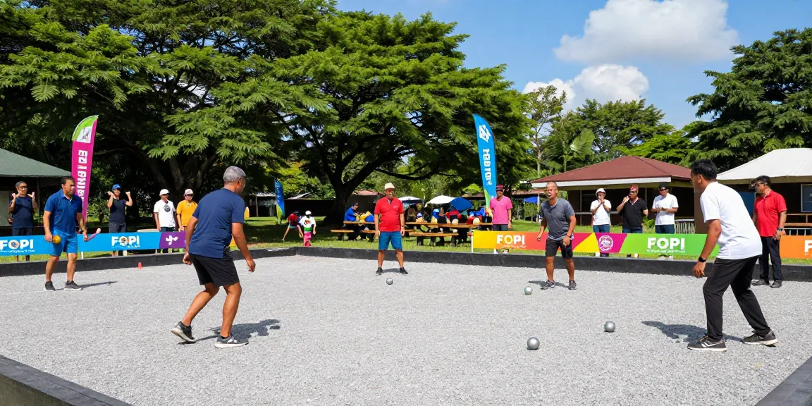 Petanque match at FOPI Kota Palopo showing community spirit and engagement