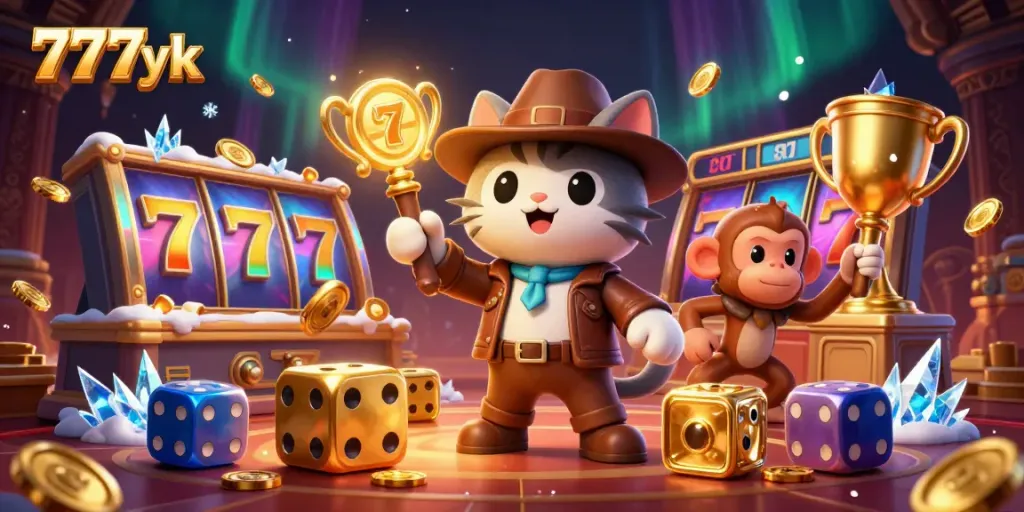 Engage in thrilling gameplay at 777yk with vibrant casino visuals and dynamic action elements.