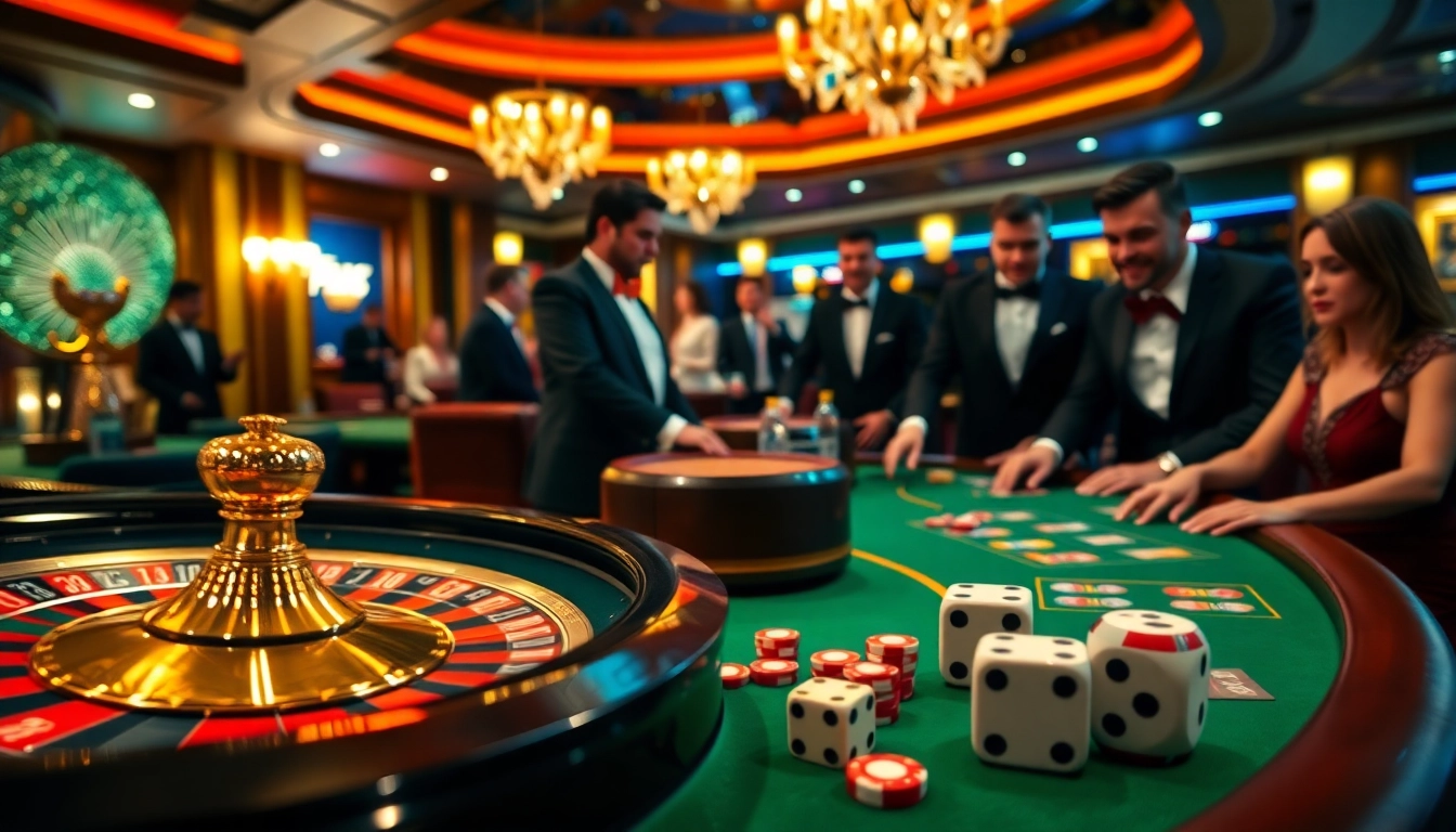 Experience the thrill of F168 casino with vibrant poker tables and dynamic players.