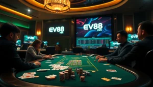 Experience thrilling gameplay at EV88 net with engaged players and professional casino atmosphere.