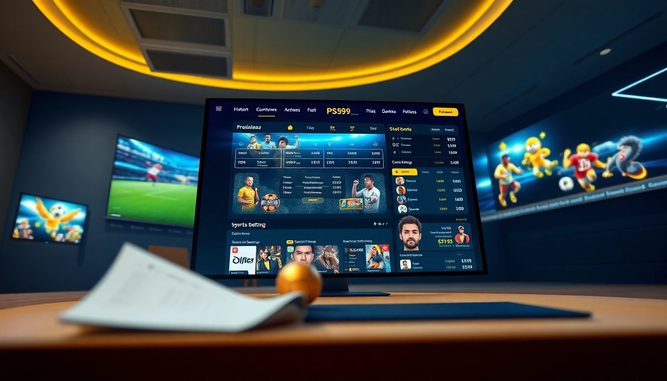 Engaging online betting experience at trang chủ PS99 showcasing sports betting options.