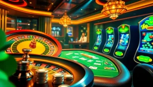Người chơi tương tác với giao diện cá cược trực tuyến tại https://luck8.net, hiển thị roulette và poker.