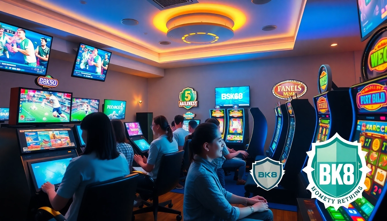 Vibrant online gaming environment showcasing players on bk860s.com, with a modern and inviting atmosphere.