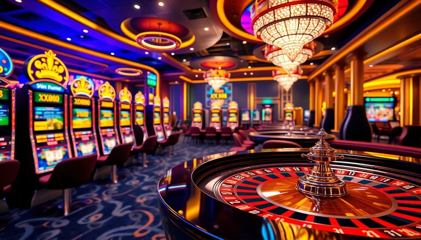 Experience thrilling gameplay at XX88 online casino featuring vibrant slots and roulette.
