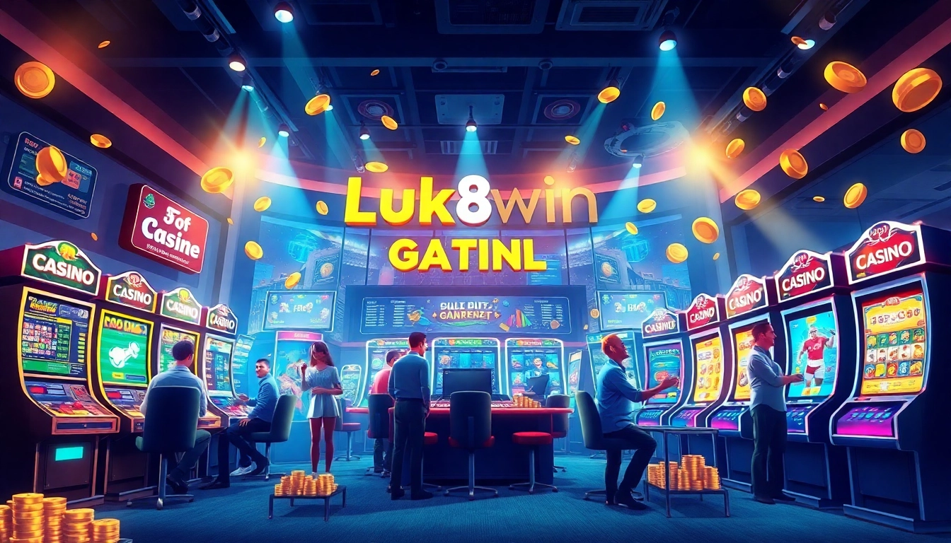 Exciting online gaming experience at luck8win.live showcasing players and vibrant game options.