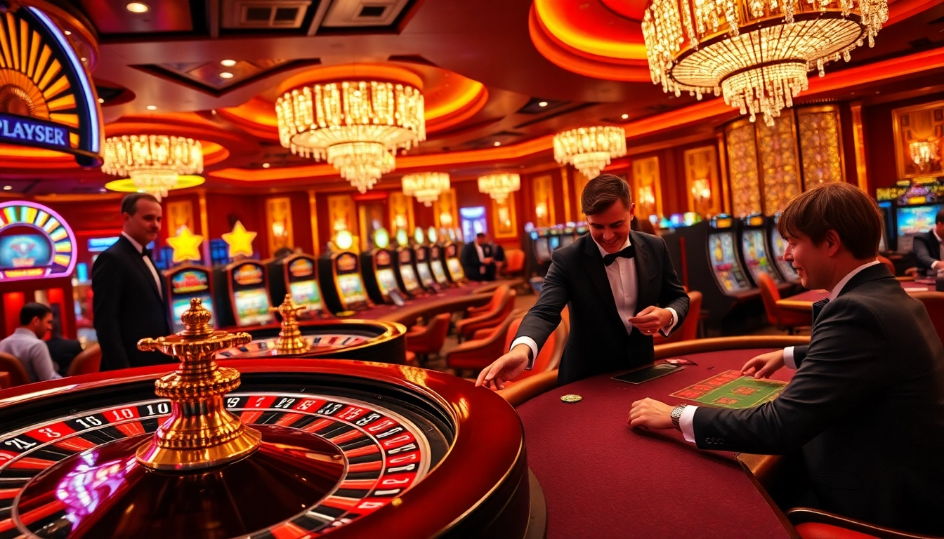 Experience thrilling gameplay at c54.gb.net with vibrant casino tables and stunning slot machines.