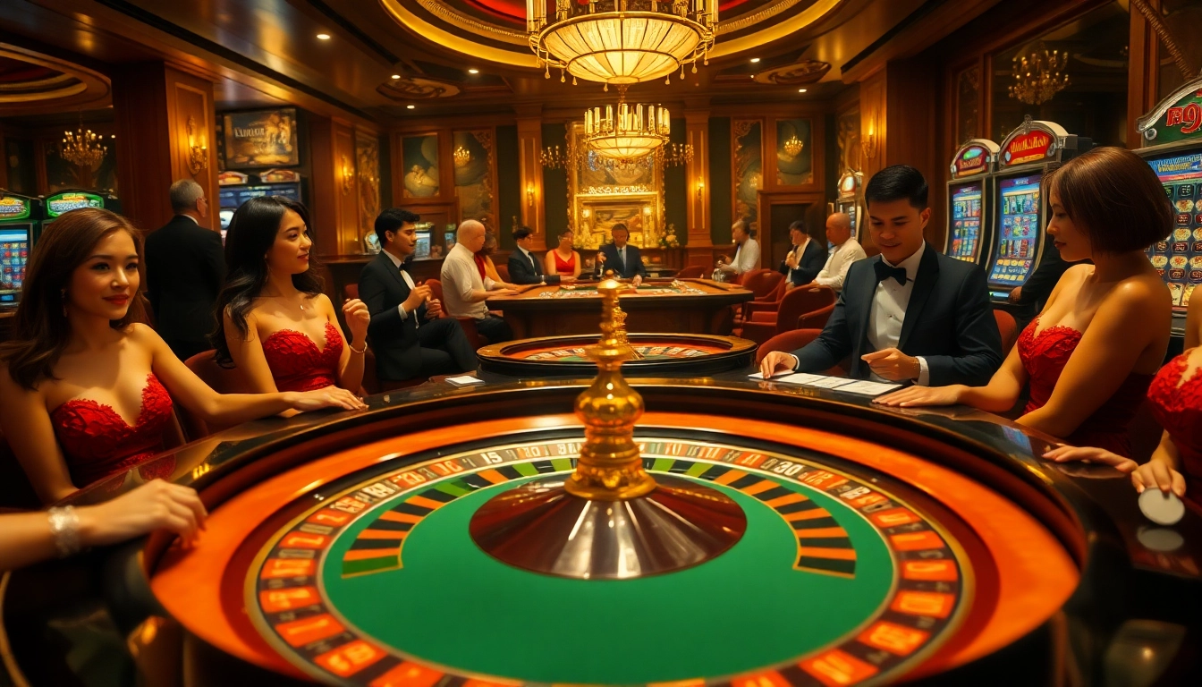 Experience high-stakes gameplay at https://luck8f.jpn.com/ with thrilling roulette and elegant players.