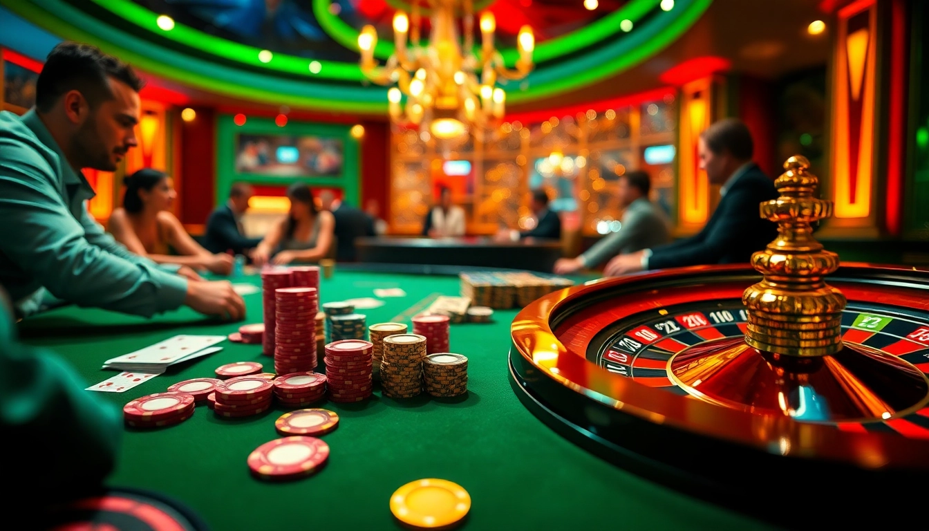 Experience the thrill of MK 8 with vibrant poker tables and dynamic betting scenes in a luxury casino.
