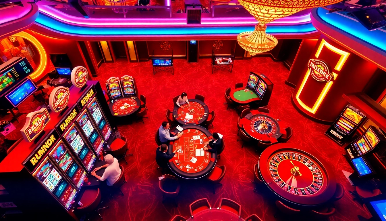 Experience thrilling gameplay at https://luck88com.net/ with vibrant casino visuals showcasing action and excitement.